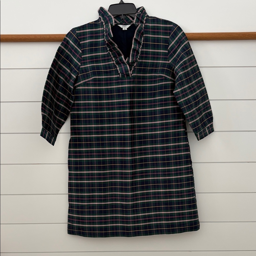 Crown & Ivy Vibrant Plaid Top